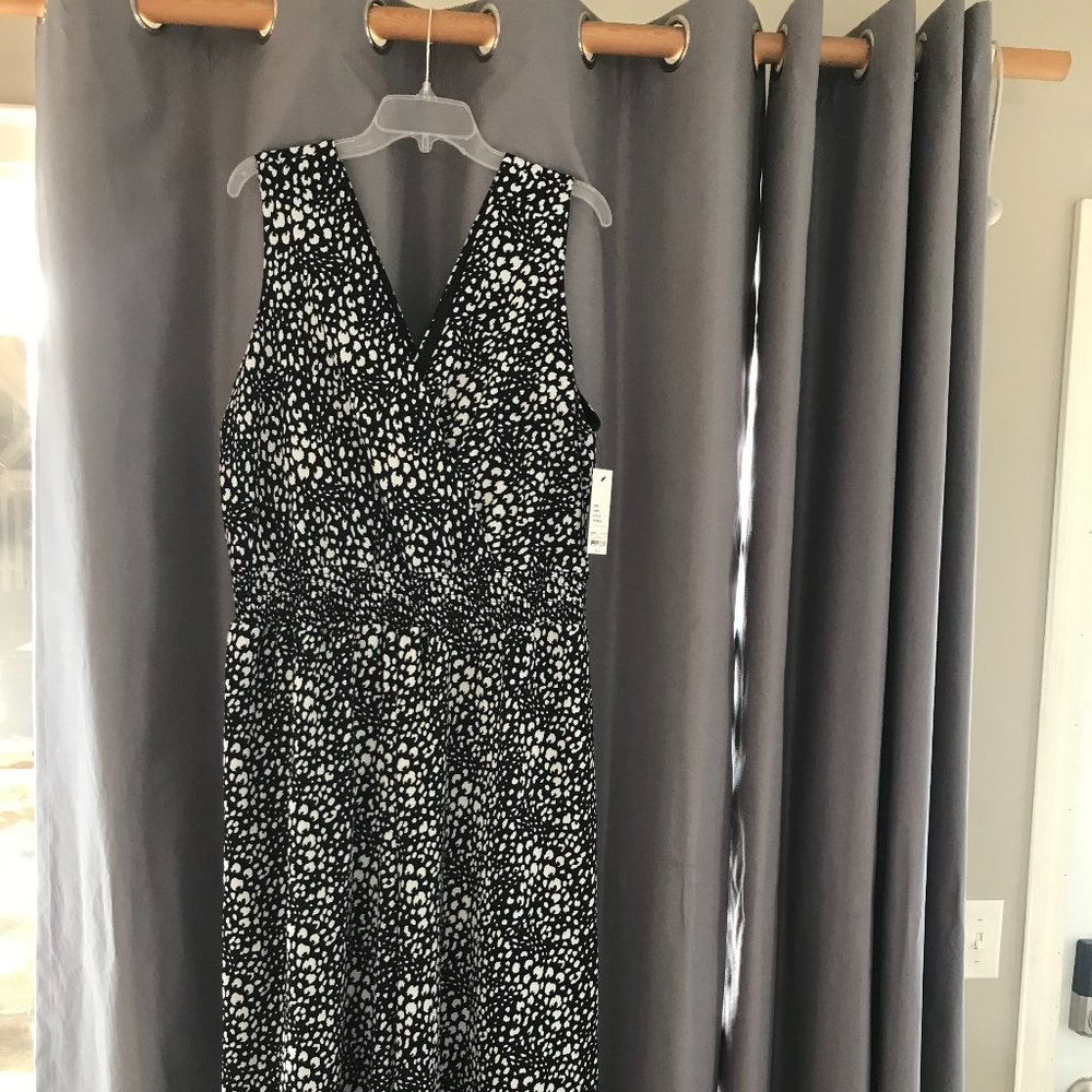 Apt. 9 Jumpsuit black and white XL